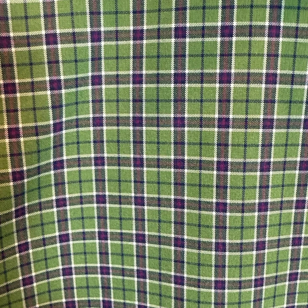 RALPH LAUREN Mens Green Checkered Button Down Shirt Size L - Picture 5 of 7